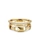 Michael Kors Pave Link Stacked Ring