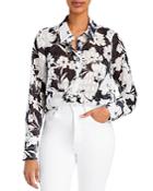 Milly Silhouette Floral Button Down Shirt