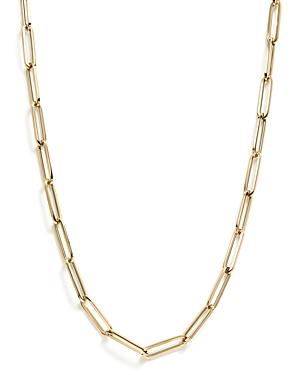 Thin Link Collar Necklace In 14k Yellow Gold, 19 - 100% Exclusive