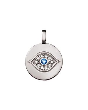 Charmbar Reversible Evil Eye Charm In Sterling Silver Or 14k Gold-plated Sterling Silver