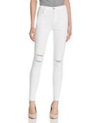 J Brand Maria High Rise Jeans In White Mercy