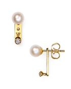 Vita Fede Solitaire Cultured Freshwater Pearl Ear Jackets