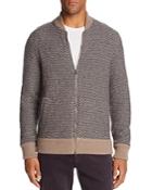 The Men's Store At Bloomingdale's Herringbone Knit Bomber Sweater - 100% Exclusive
