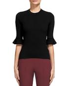 Whistles Frill Cuff Sweater