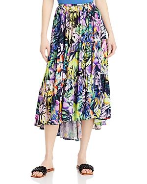 Kobi Halperin Noe Printed High/low Skirt