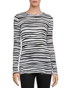 Bcbgmaxazria Watercolor-stripe Top