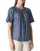 Whistles Pauleth Chambray Top