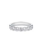 De Beers Forevermark Platinum Engagement And Commitment Diamond Seven Stone Band
