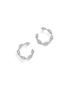 Diamond Circle Small Earrings In 14k White Gold, .60 Ct. T.w. - 100% Exclusive