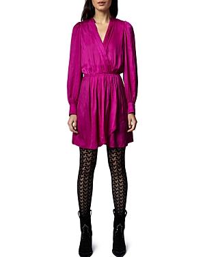 Zadig & Voltaire Long Sleeve Mini Dress