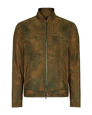John Varvatos Collection Artisan Slim Fit Leather Jacket