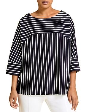 Marina Rinaldi Obliare Striped Shirt