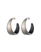 Alexis Bittar Medium Tapered Hoop Earrings