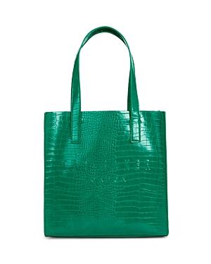Ted Baker Icon Small Croc Embossed Tote