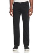 7 For All Mankind Annex Straight Fit Jeans In Black