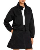 Moncler Diamond Quilted Zip Jacket