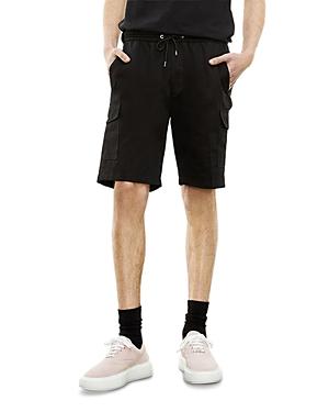 The Kooples Black Regular Fit Cargo Shorts