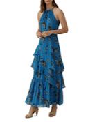 Karen Millen Ruffled Floral Maxi Dress