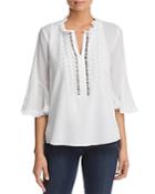 Le Gali Pipa Embellished Gauze Blouse - 100% Exclusive