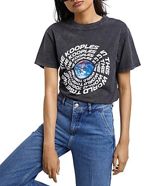 The Kooples Planet Logo Graphic Tee