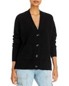 Aqua V-neck Grandfather Cashmere Cardigan - 100% Exclusive