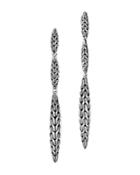 John Hardy Sterling Silver Classic Chain Small Spear Drop Earrings