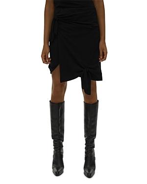 Helmut Lang Asymmetrical Techno Knot Skirt