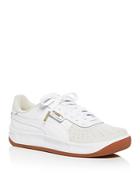 Puma Women's California Exotic Color-block Leather Lace Up Sneakers