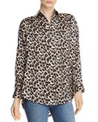 French Connection Rhodes Leopard-print Top