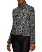 Moncler Maglione Tricot Ciclista Marled Turtleneck Sweater