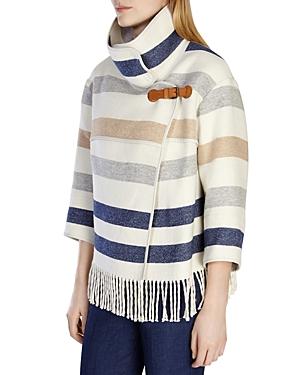 Karen Millen Striped Fringe Jacket