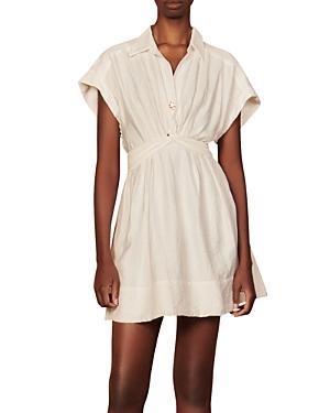 Sandro Sigrid Twist Front Mini Dress