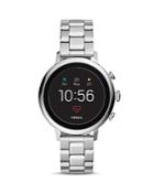 Fossil Q Explorist Hr Stainless Steel Touchscreen Smartwatch, 40mm