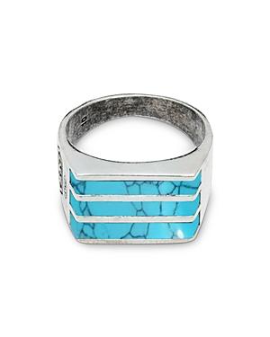 Degs & Sal Sterling Silver Turquoise Elements Ring