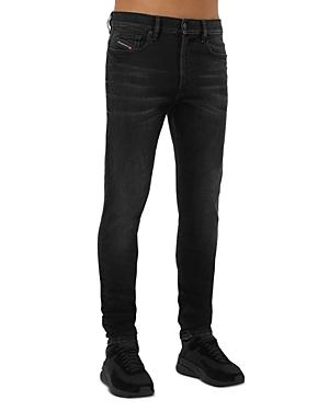 Diesel Skinny Fit Jeans In Black Denim
