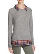 Joie Zaan F Layered-look Cashmere Sweater