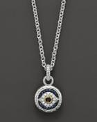 Judith Ripka Silver Evil Eye Necklace