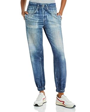 Rag & Bone Miramar Cotton Denim Jogger Pants In Lucas Wash
