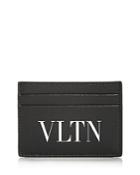 Valentino Garavani Logo Print Small Leather Card Case