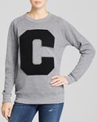 Chrldr Sweatshirt - Gry C Quilted