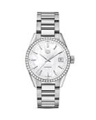 Tag Heuer Carrera Quartz Ladies' Mother Of Pearl Steel Watch, 36mm