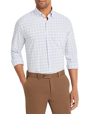 Peter Millar Saltwood Poplin Plaid Long Sleeve Shirt