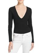 Kendall And Kylie V-neck Bodysuit - 100% Bloomingdale's Exclusive