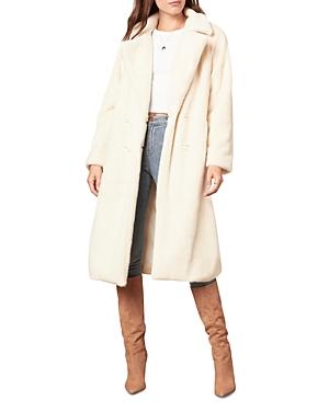 Cupcakes And Cashmere Celestia Faux Fur Trench Coat