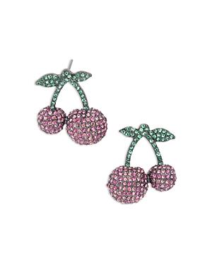 Baublebar Mykonos Mixed Crystal Cherry Bomb Drop Earrings In Gold Tone