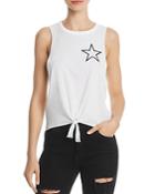 Chaser Star Tie-front Muscle Tee