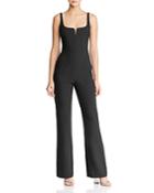 Likely Notched Neckline Straight-leg Jumpsuit