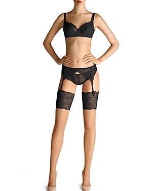 Wolford Lace-trim Stockings