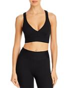 Years Of Ours Victoria Ribbed Cutout Sports Bra