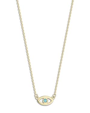 Bloomingdale's Evil Eye Pendant Necklace In 14k Yellow Gold - 100% Exclusive